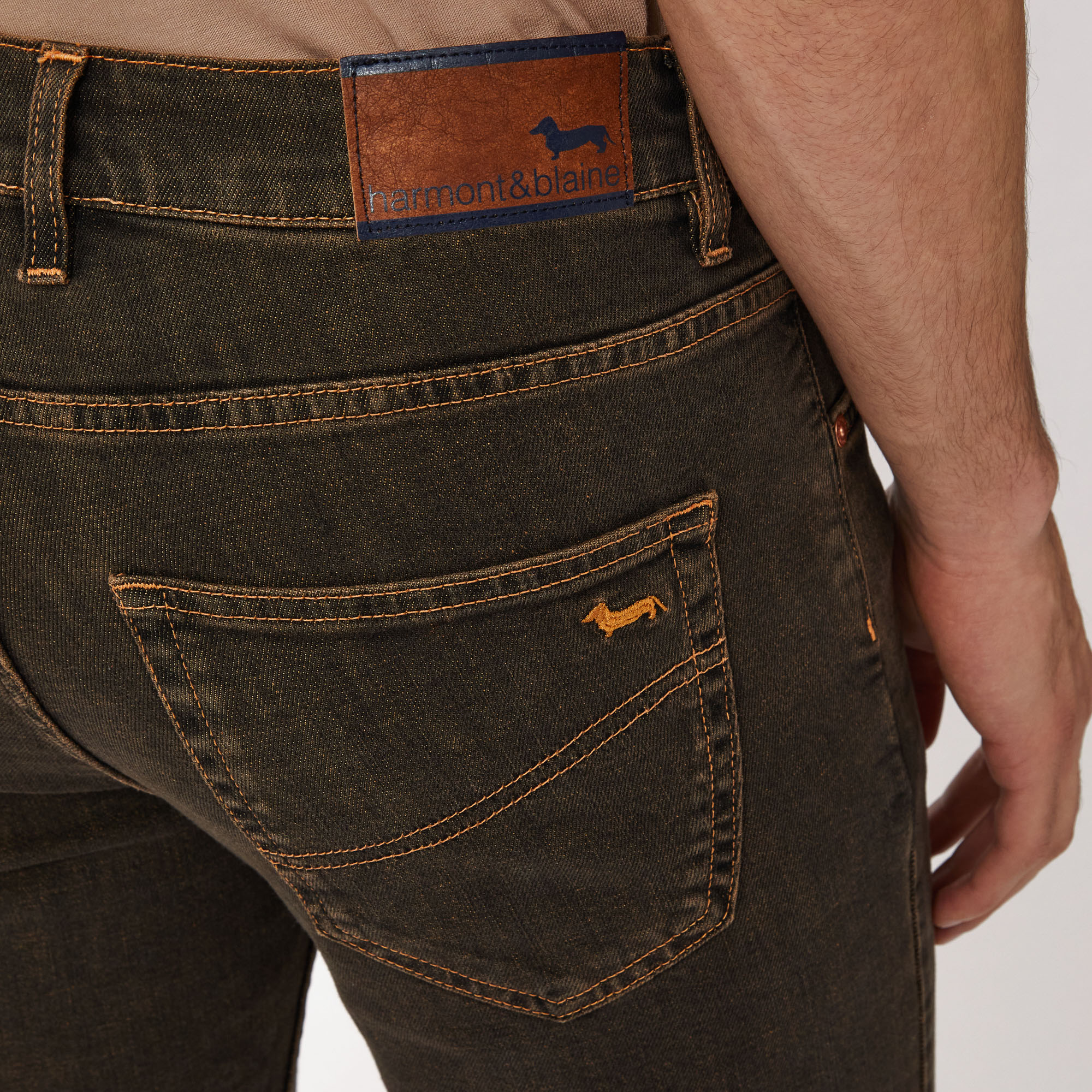 Narrow 5-Pocket Pants, Denim, large image number 2