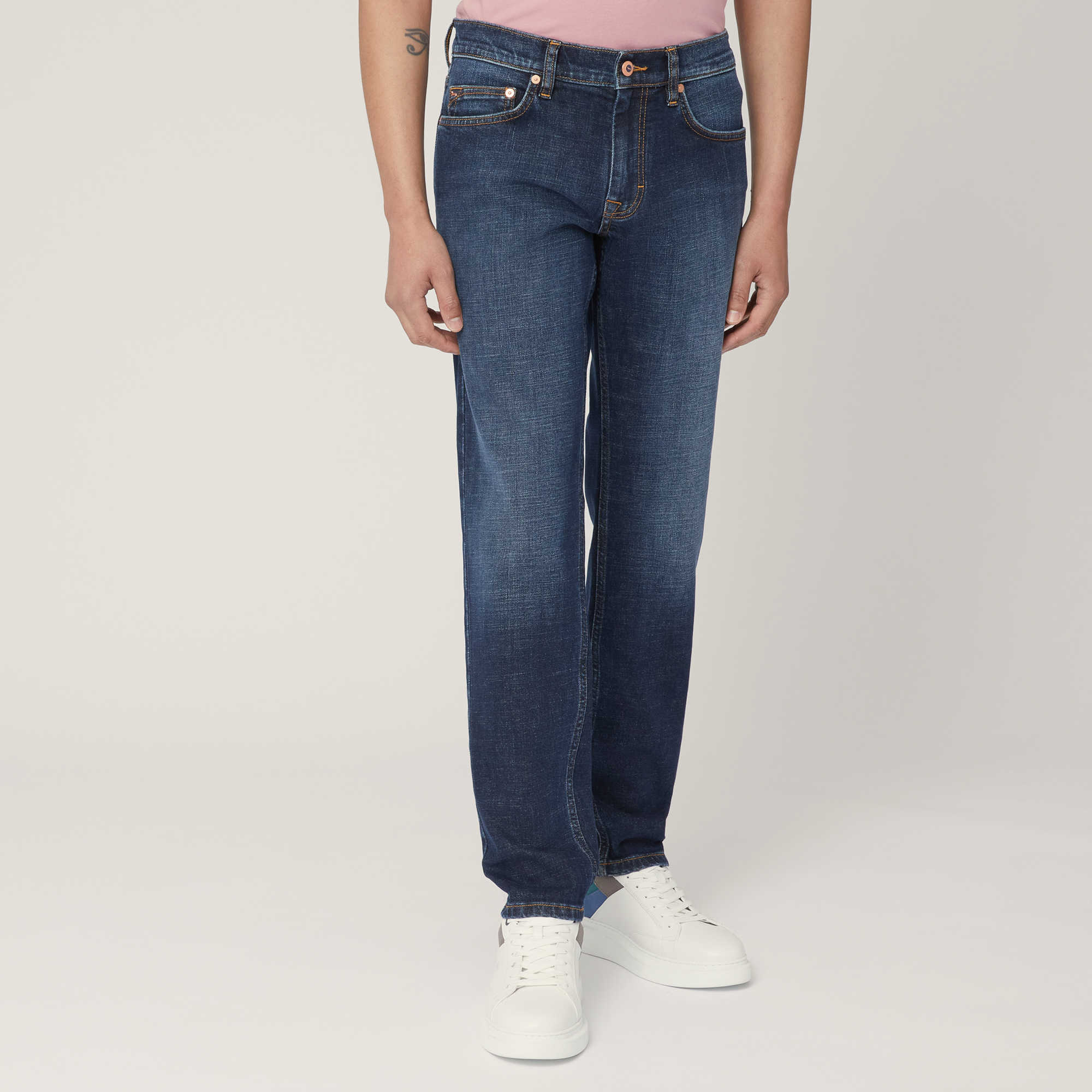 5-Pocket Narrow Denim Jeans