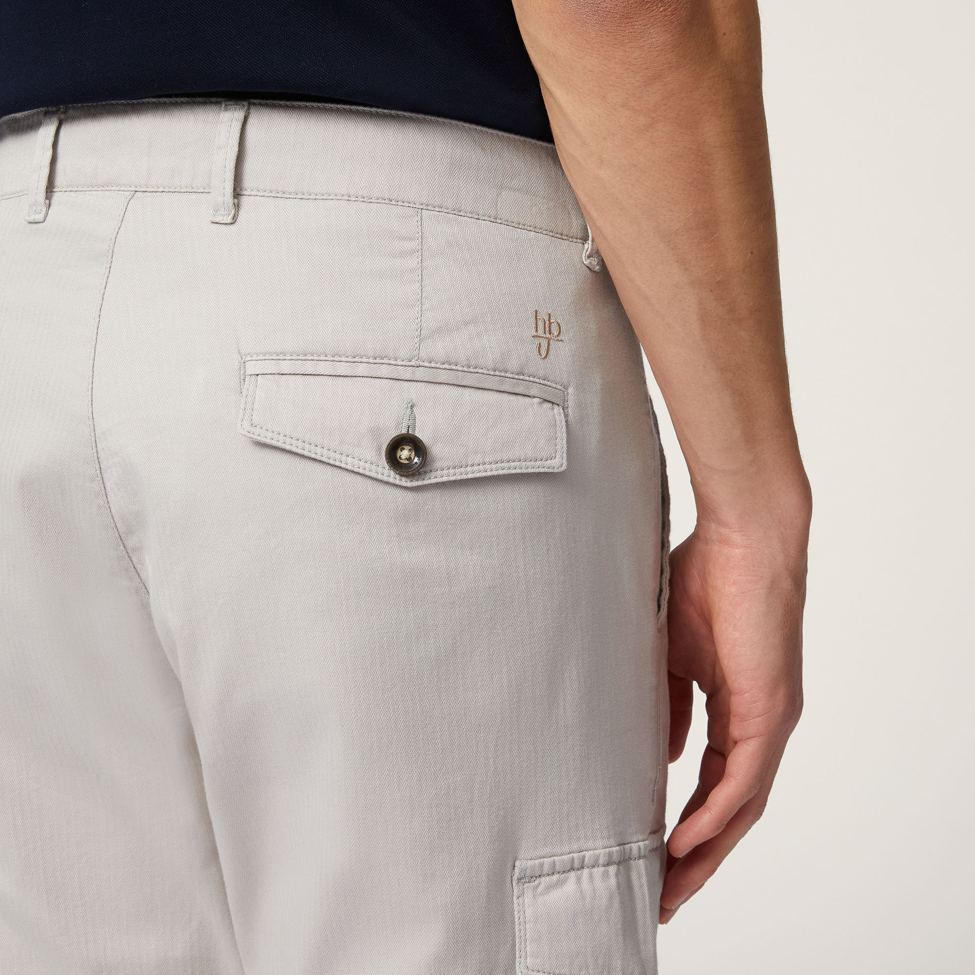 Chino Pants With Cargo Pockets, Sand, large image number 2